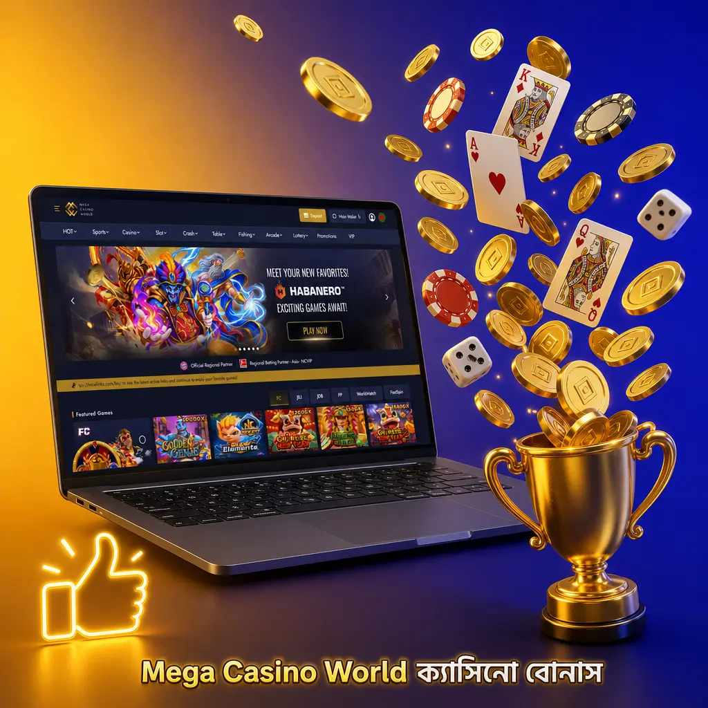 Mega Casino World ক্যাসিনো বোনাস