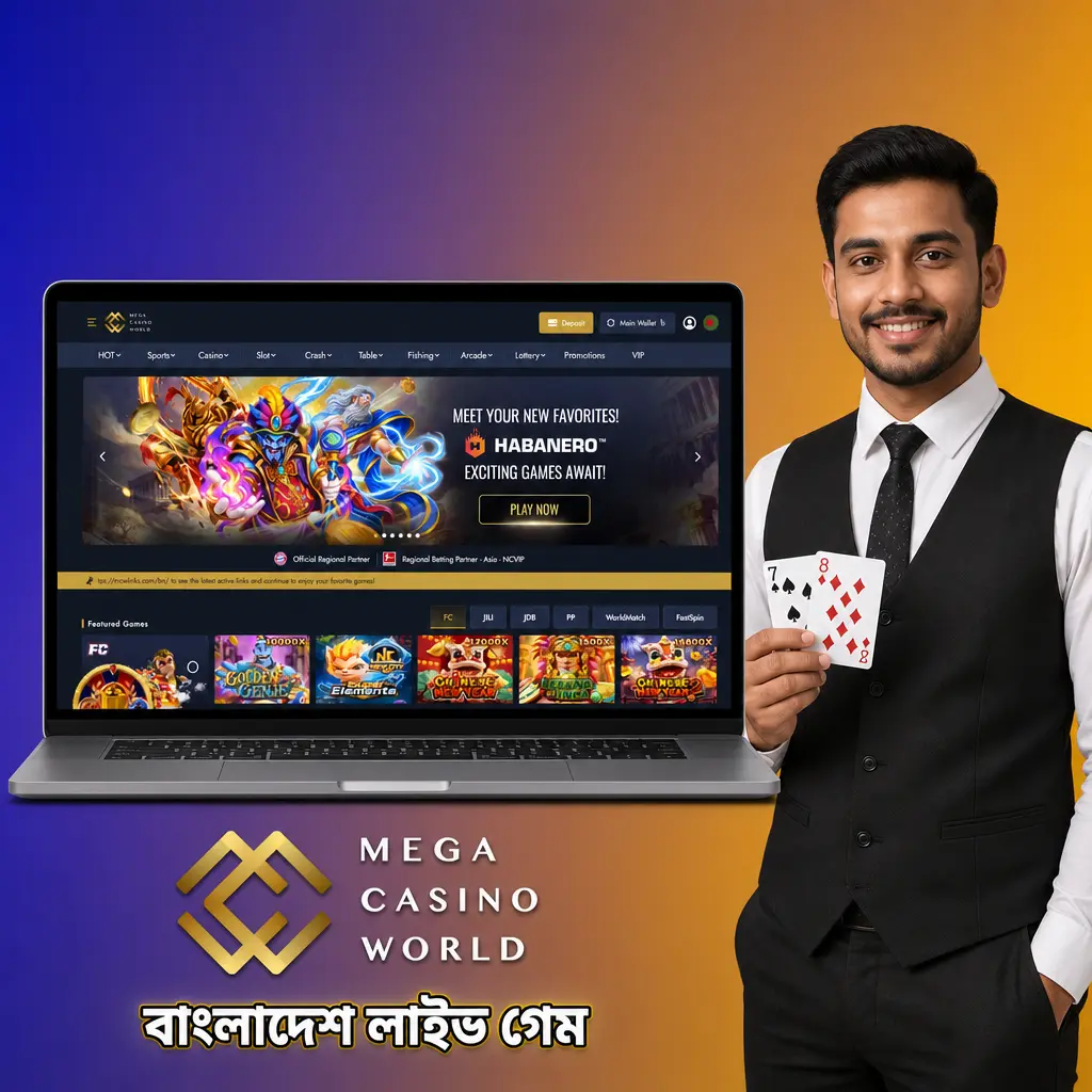 Mega Casino World বাংলাদেশ লাইভ গেম