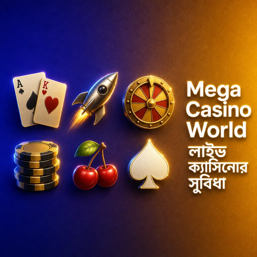 Mega Casino World লাইভ ক্যাসিনো ডিলার গেম