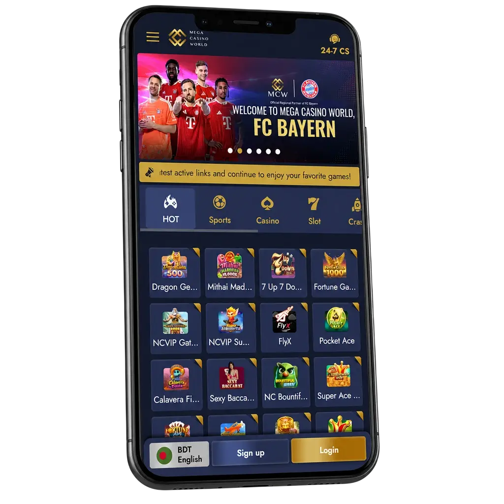Mega Casino World অ্যাপের স্ক্রিনশট